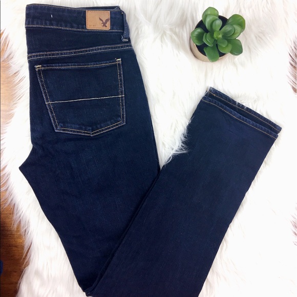 American Eagle Outfitters Denim - [American Eagle] Mid-rise Straight Jeans